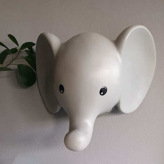 tierlampe_elefant3 Lampe Elefanten Trophäe – Bild 1