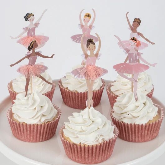 Ballerina_Cupcake_Kit3 "Ballerina" Cupcake-Kit von Meri Meri – Bild 1