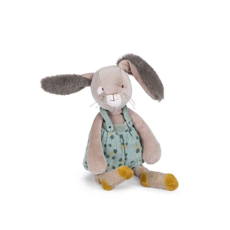 Trois_Lapins_Kuscheltier_Kaninchen_gruen2 Plüschtier "Kaninchen" (grün) aus der "Trois Petits Lapins"-Kollektion – Bild 1