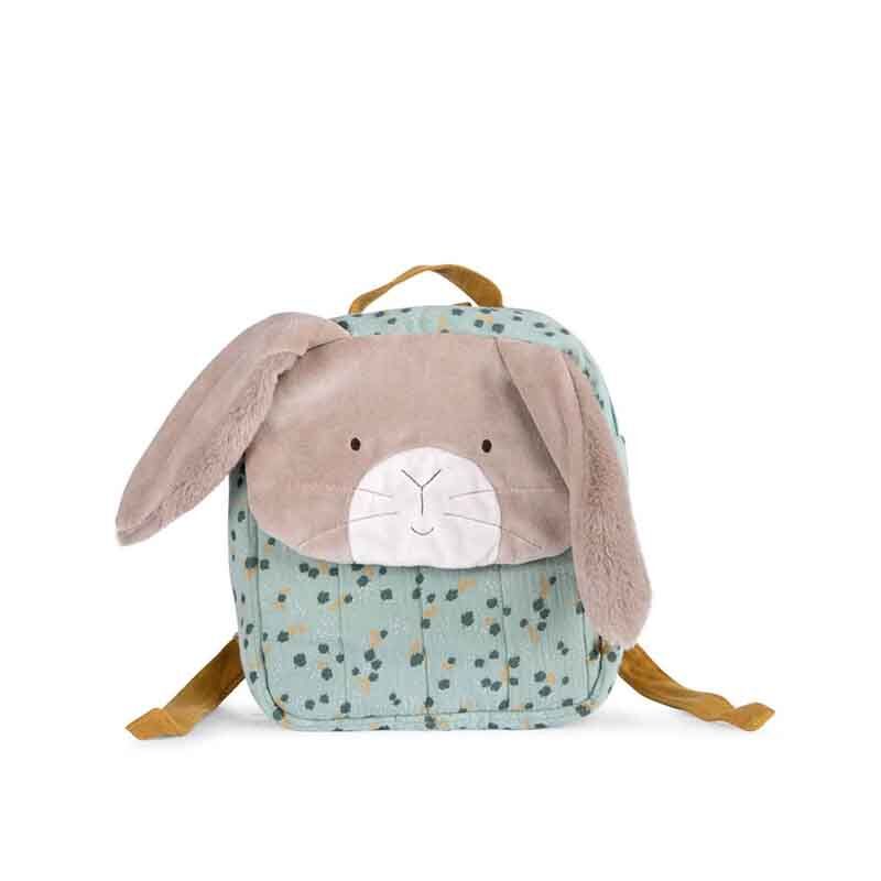 Trois_Lapins_Rucksack_gruen Rucksack "Kaninchen" (grün) aus der "Trois Petits Lapins"-Kollektion – Bild 1