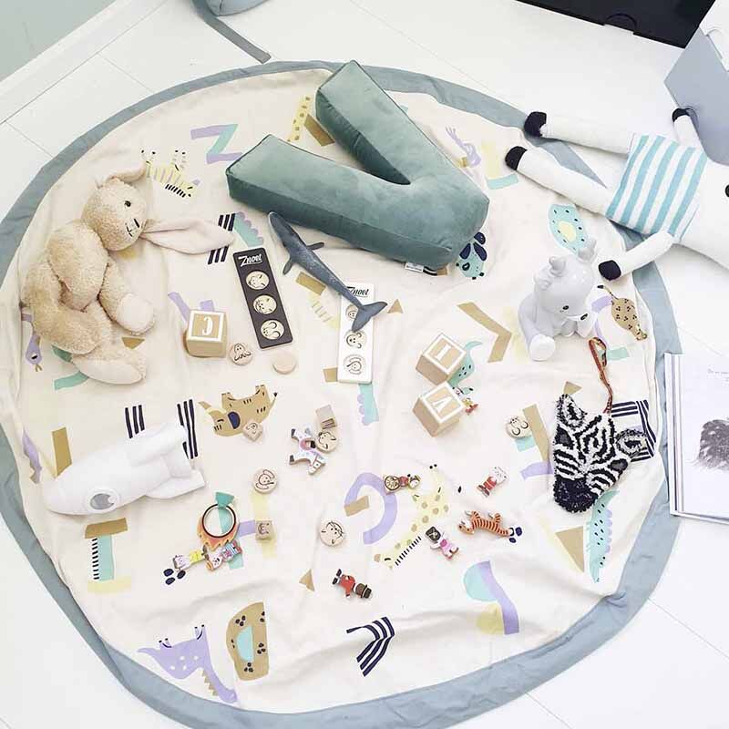 animal_alphabet_lifestyle7 2 in 1 Toy Storage Bag "Animal Alphabet" – Bild 1