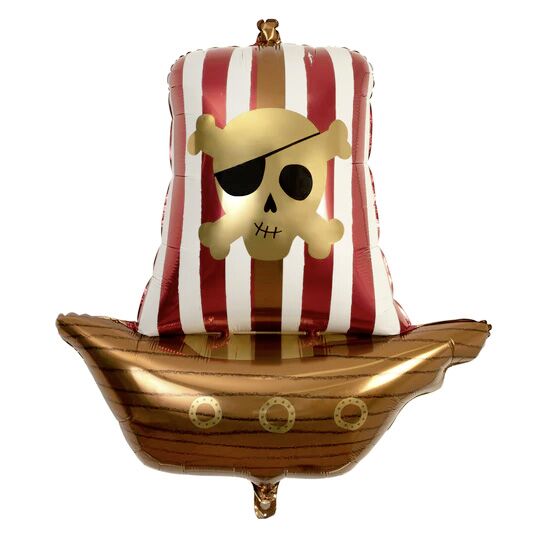 Folien-Ballon "Piratenschiff" von Meri Meri – Bild 1