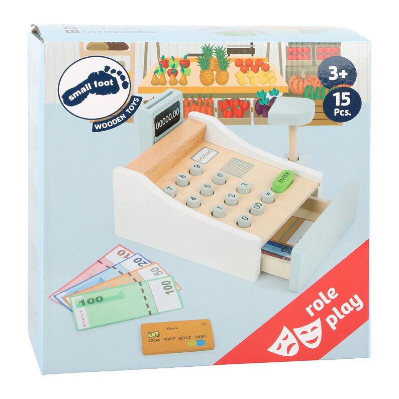 spielkasse6 Spiel-Kasse aus Holz – Bild 1