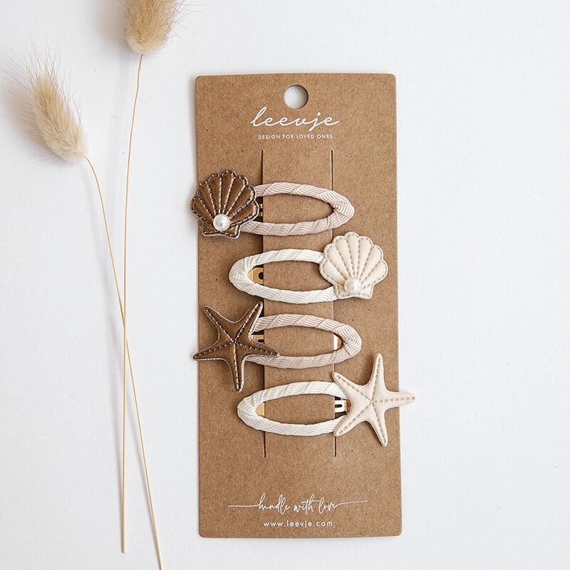 22935_00_Haarspangen_Seashell_Clips Haarspangen "Seashell Clips" – Bild 1