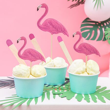 KPT14_10_S Kuchen-Topper "Flamingo" – Bild 1