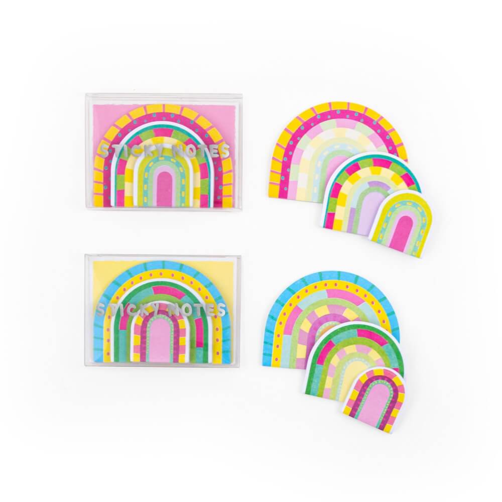 stickynotes_regenbogen2 Sticky Notes "Good Feelings" (3-teiliges Set) – Bild 1