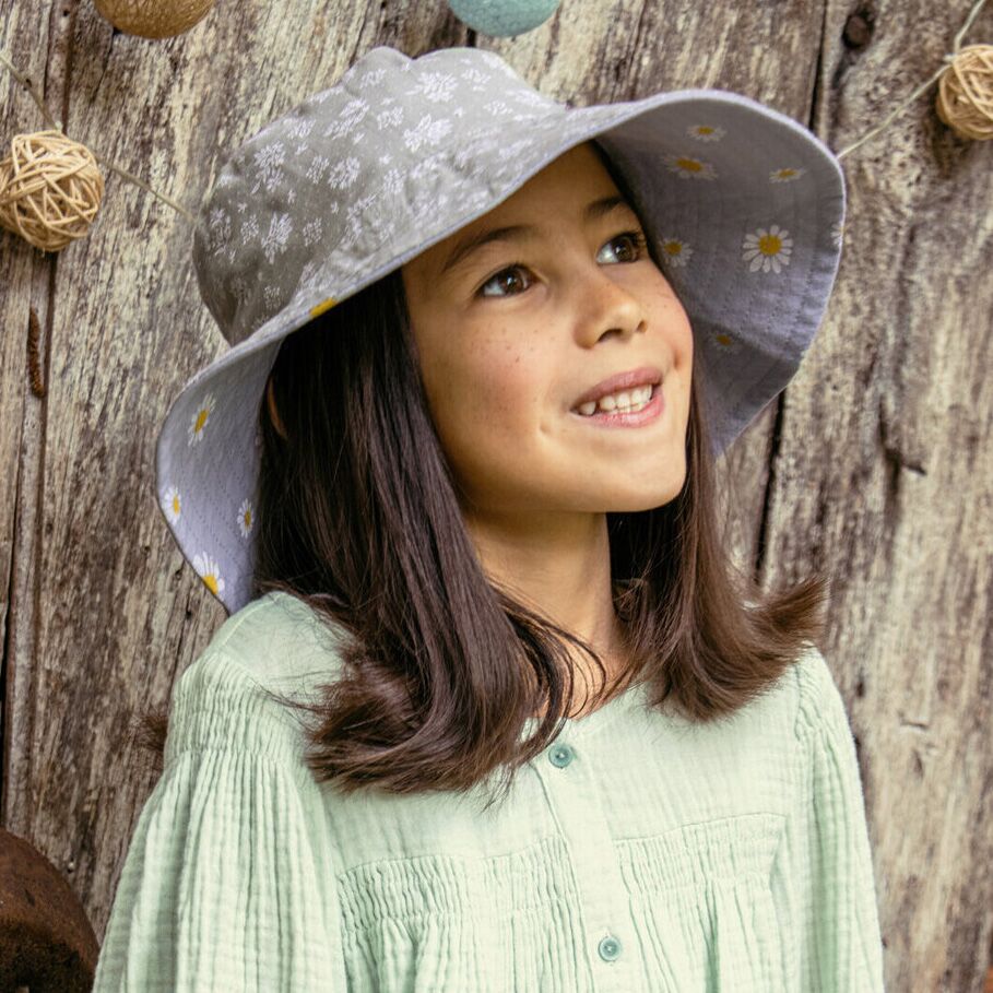 daisy_reversible_sun_hat4 Wende-Sonnenhut "Gänseblümchen" – Bild 1