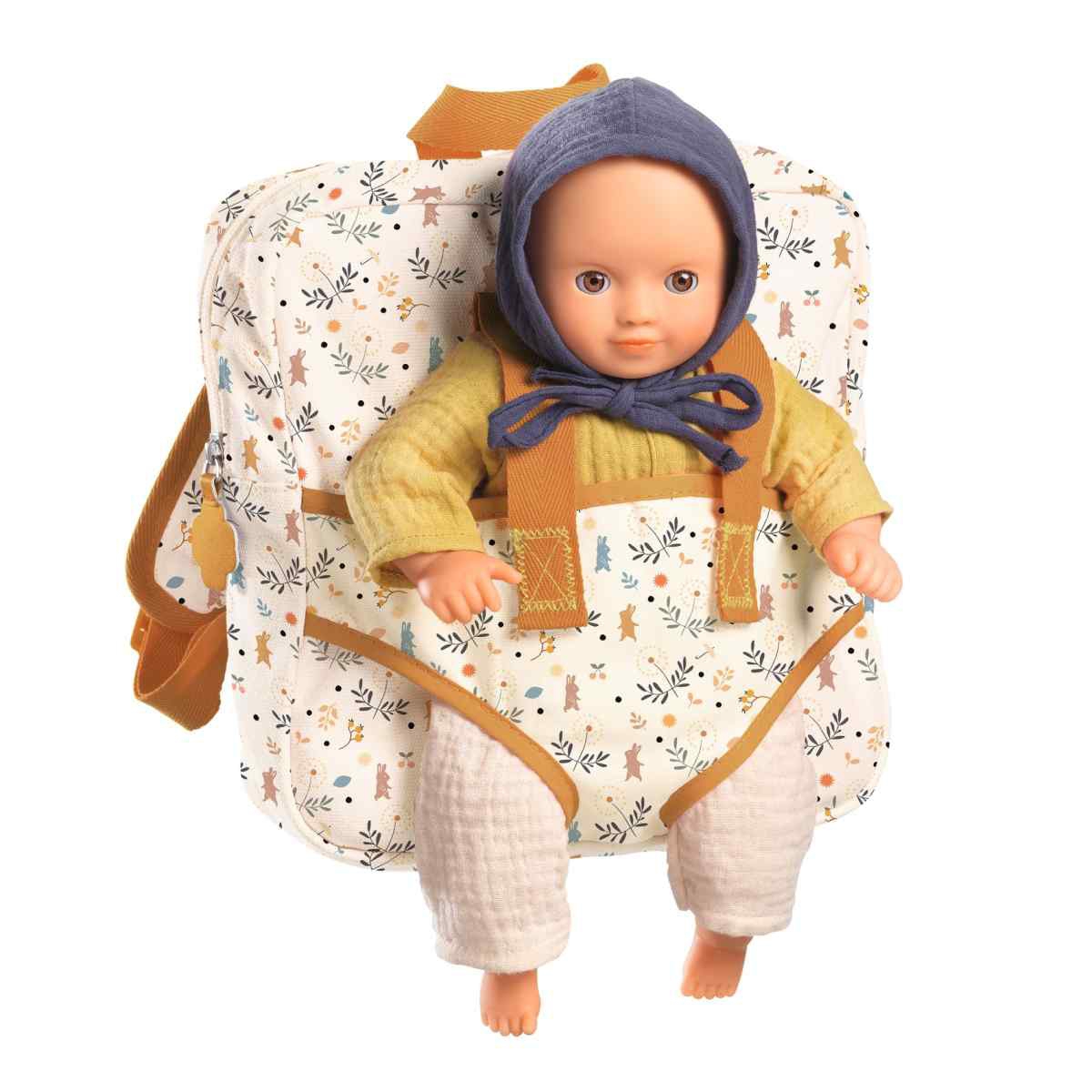 DJ07783-POMEA-Rucksack-mit-Puppentrage-2 Rucksack mit Puppentrage – Bild 1