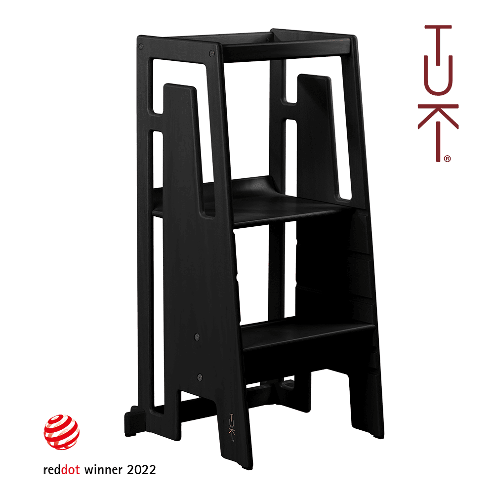 tuki_black1 Tuki Lernturm (schwarz) – Bild 1