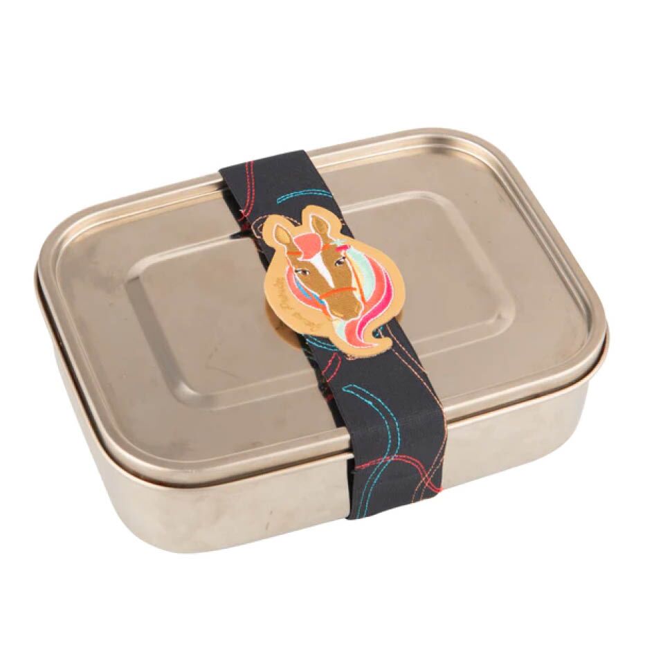Brotdose_Gummiband_Cavalier_Couture2 Gummiband für Brotdosen "Cavalier Couture" – Bild 1