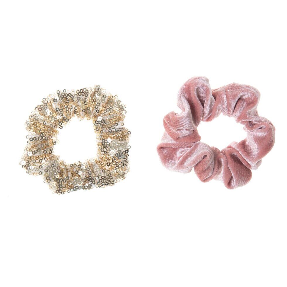 Sequin and Velvet Scrunchies Sequin & Velvet Scrunchies – Bild 1