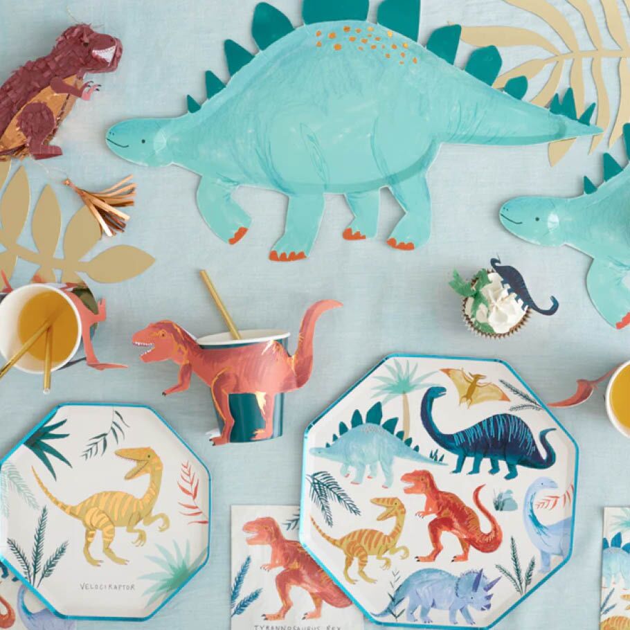 stegosaurus_platters3 Pappteller "Stegosaurus" von Meri Meri – Bild 1
