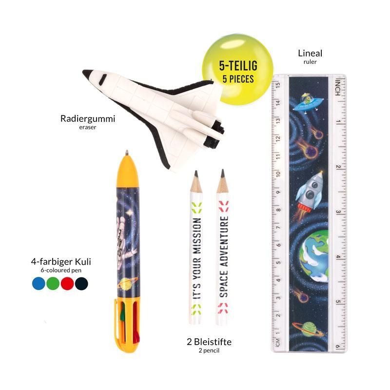 961815_b_space_schreibset Schreib-Set "Space Adventure" (5-teilig) – Bild 1