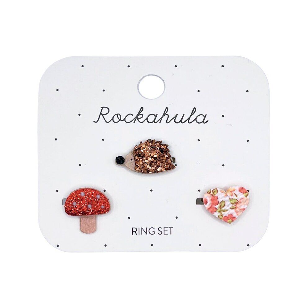 Hattie Hedgehog Ring Set Ring-Set "Hattie Hedgehog" – Bild 1