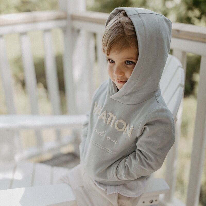 Unisex Oversized Hoodie vacation mood on_24275_sgr_1 Oversized Hoodie "Vacation Mood On" (unisex) – Bild 1
