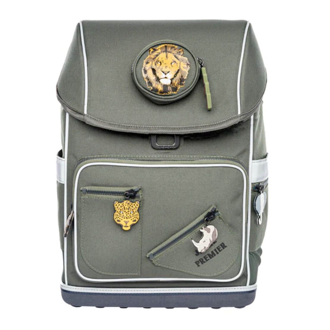 jeune_premier_bigfive_ergomaxx1 Ergomaxx Schulranzen "Big Five (Khaki)" – Bild 1