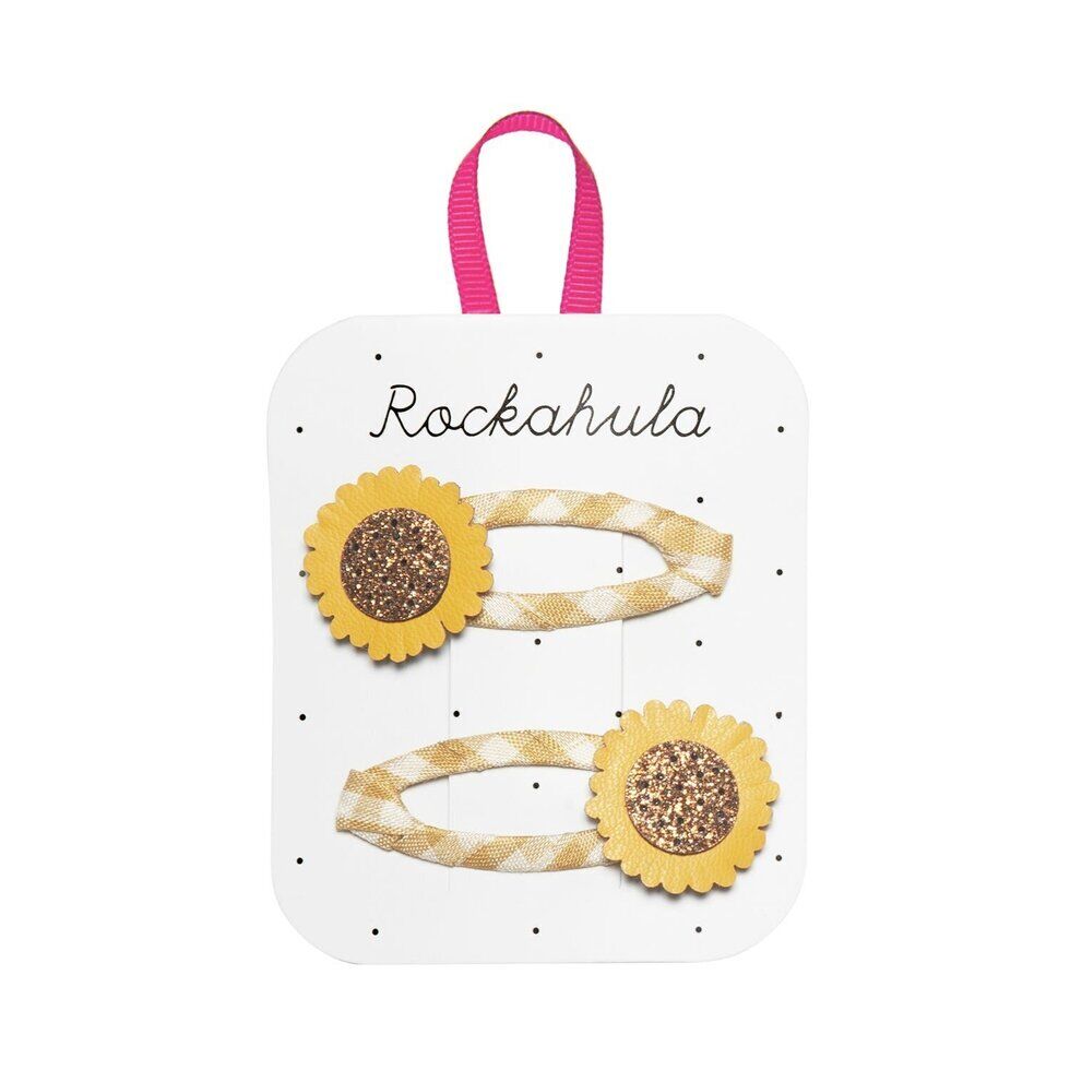 sunflower_clips1 Sonnenblumen Haarspangen – Bild 1