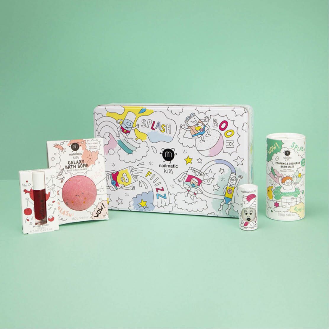 Unbenannt-119 Badebomben & Nagellack Box "Magic Wow" von Nailmatic Kids – Bild 1