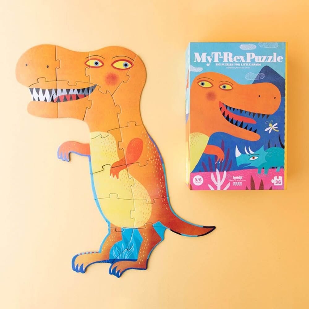 londji puzzle dino3 Puzzle "Mein T-Rex" – Bild 1