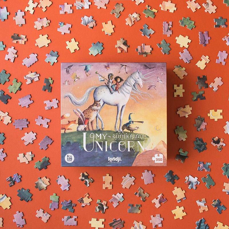londji puzzle my unicorn1 Puzzle "Mein Einhorn" – Bild 1