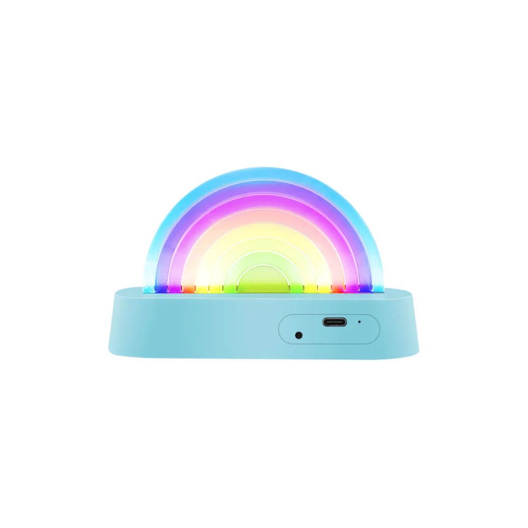 rainbow lamp blue2 Dancing Rainbow Lamp (blau) – Bild 1