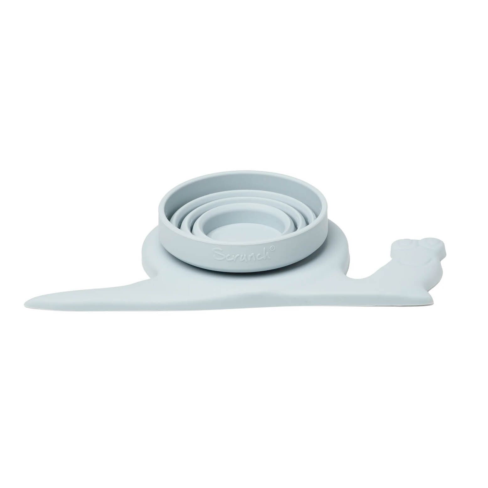 scrunch_schnecke_blue Schnecke Messbecher (Duck Egg Blue) – Bild 1