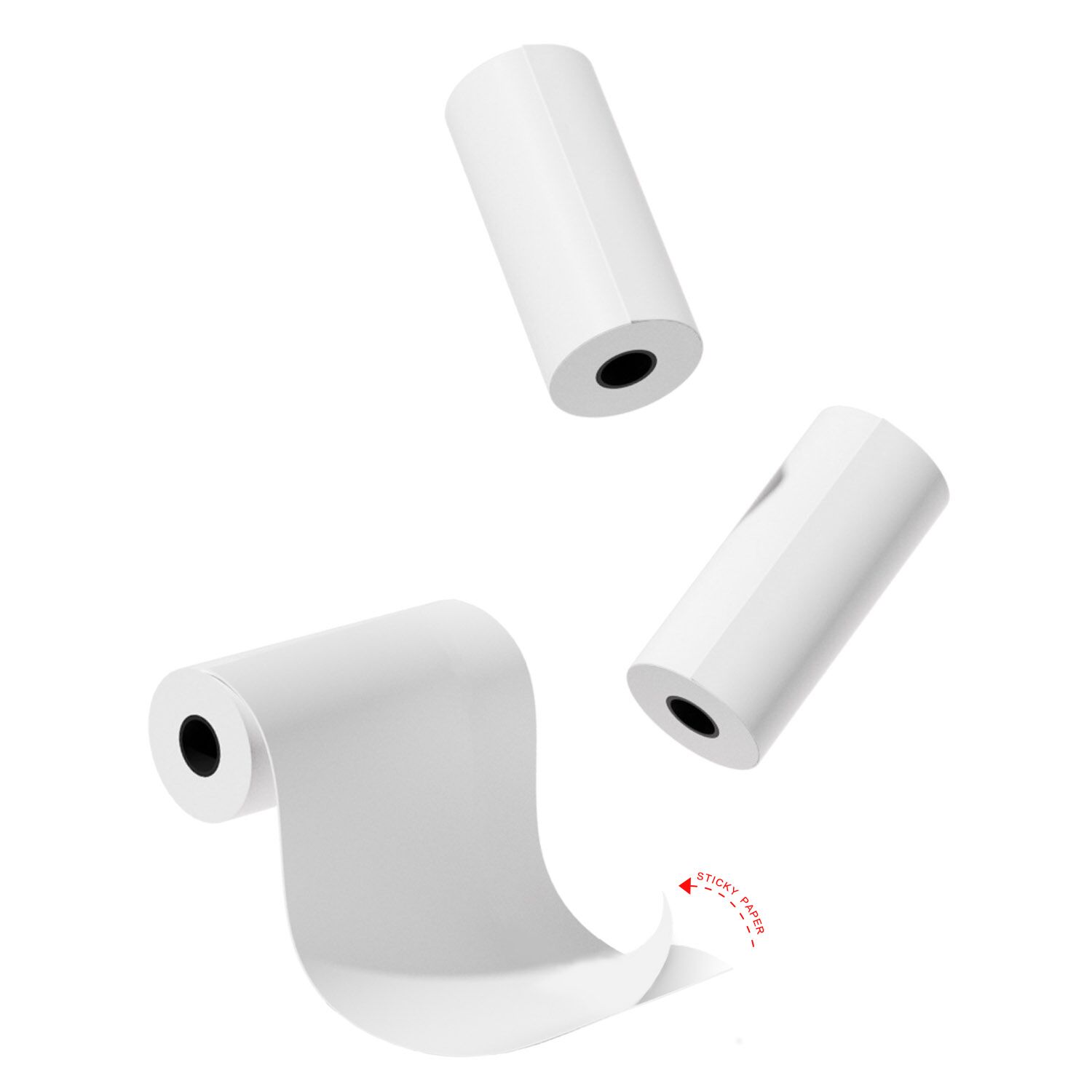 Sticky paper rolls Papierrollen für die "Zoo Print" Kinderkamera von The ZooFamily (3er-Set) – Bild 1