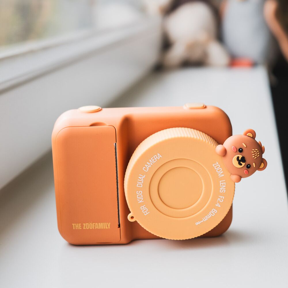 The_zoofamily_digital_kidscamera_zoo_print_bear_12 Bär Kinderkamera "Zoo Print" mit integriertem Thermodrucker – Bild 1