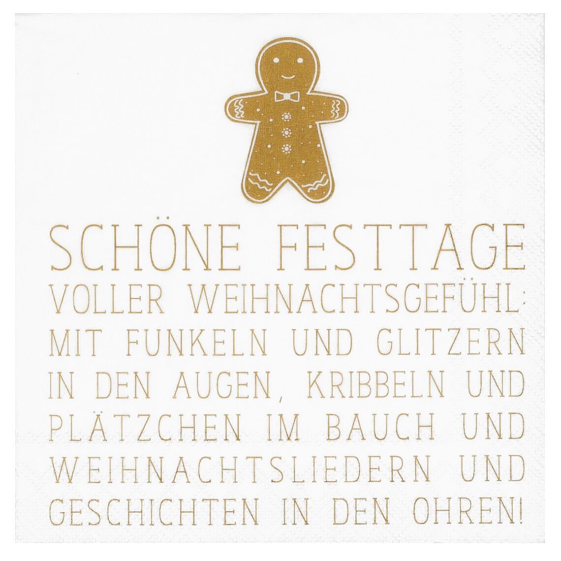 90889 Cocktail-Servietten "Schöne Festtage" – Bild 1