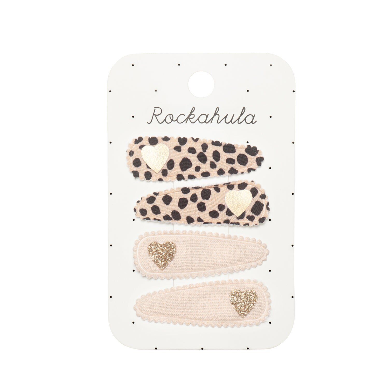 leopard_fabric_clips_rockahula1 Bestickte Haarspangen Leopard Heart – Bild 1