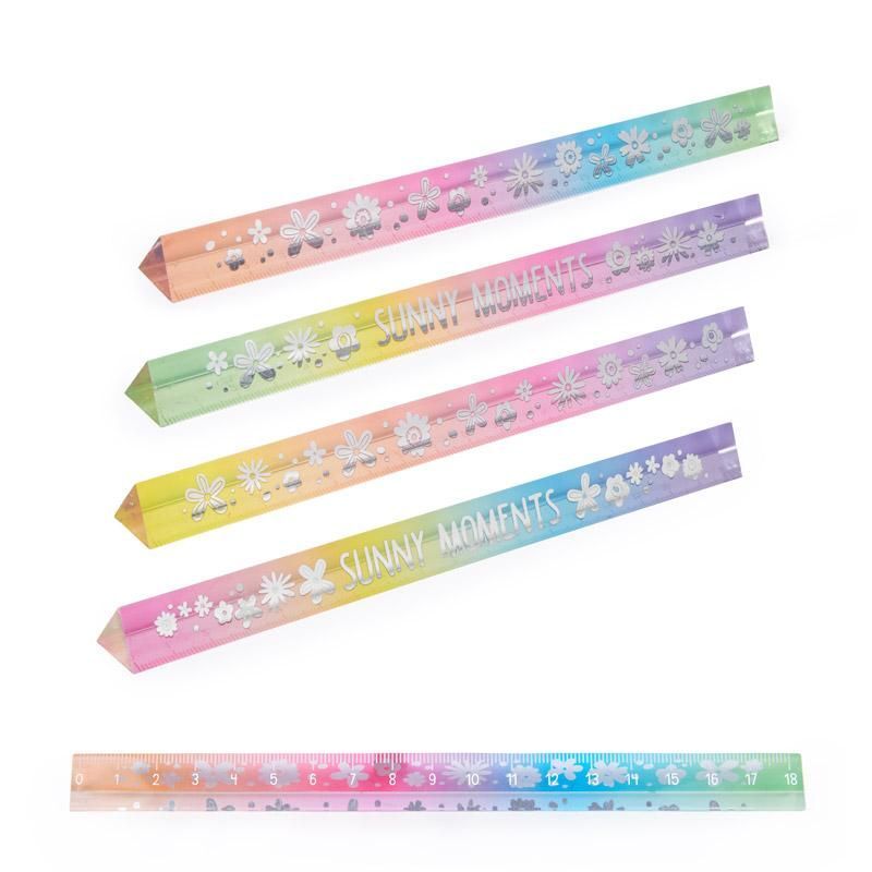 964984_b GFH Regenbogen-Lineal Acryl (18 cm) – Bild 1