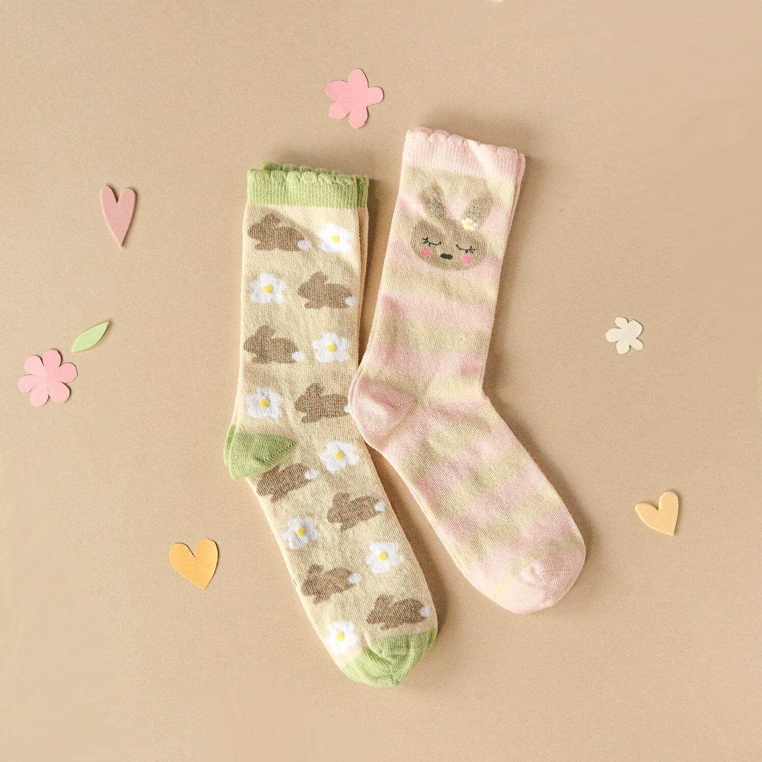 Betty Bunny 2 Pack Socks 9-12 Jnr 1 Socken Betty Bunny (2er Packung) – Bild 1