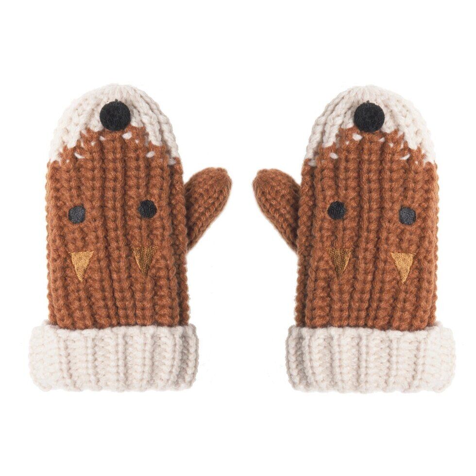 Felix Fox Knitted Mittens 3-6 Years Handschuhe "Felix Fox" – Bild 1