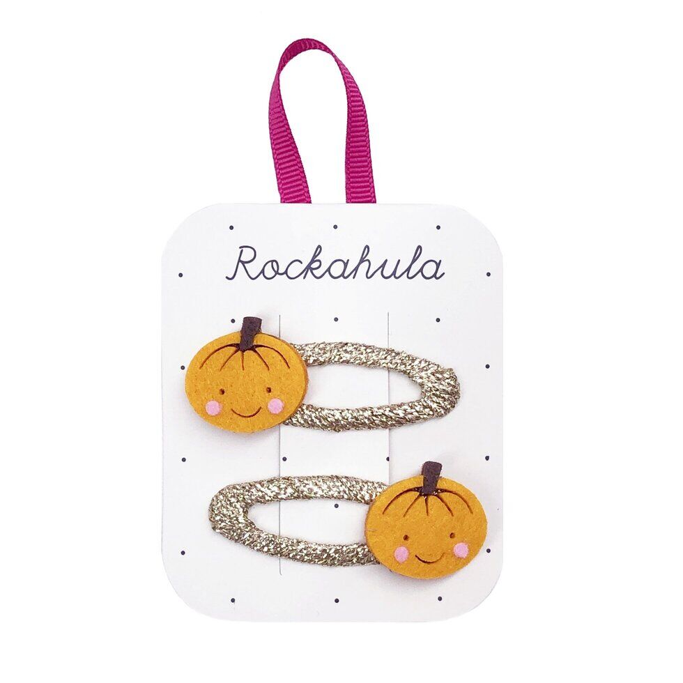Little Pumpkin Clips Kürbis-Haarspangen – Bild 1