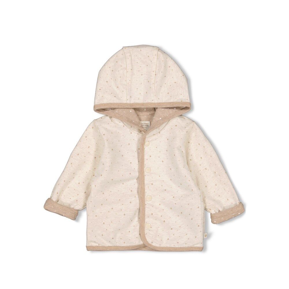 NOS16_51800322_730_3 Wendejacke mit Kapuze AOP - The Magic is in You (Taupe Melange) – Bild 1