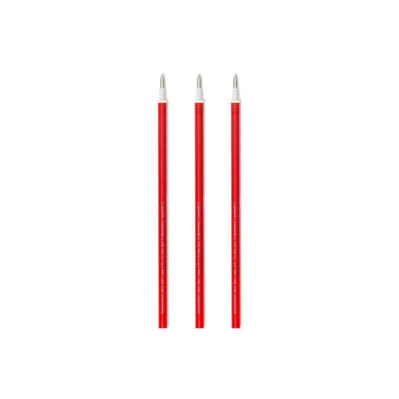 legami_minen_rot Ersatzminen für löschbare Gelstifte (3er-Set, rot) – Bild 1