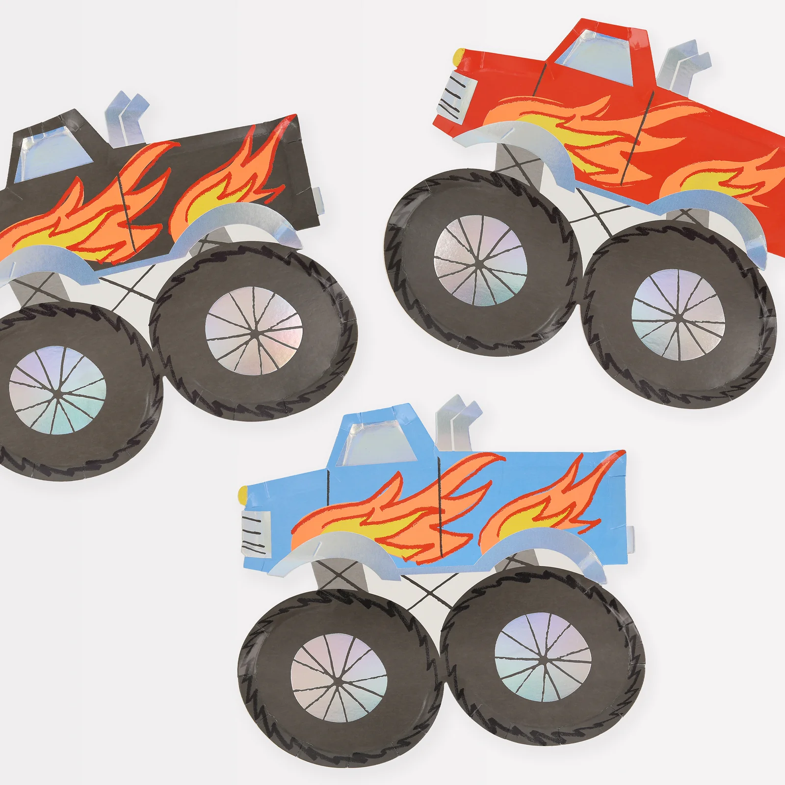 Monster Truck Platten 1 Monster Trucks Pappteller von Meri Meri – Bild 1