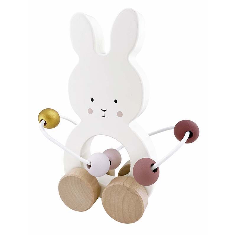 Schiebespielzeug Bunny mit Motorikschleife – Bild 1