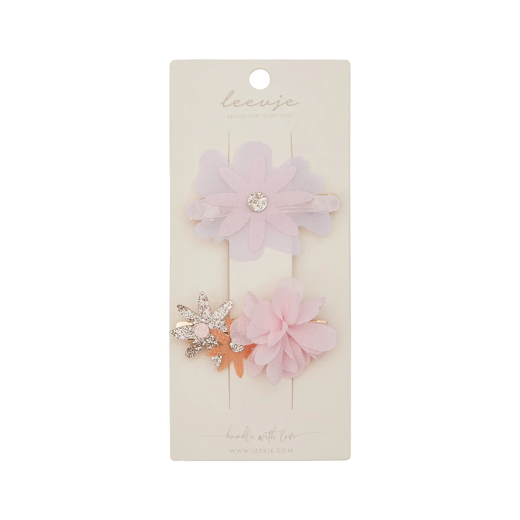 25753_PartyHaarspangenFrenchClipsFlowerPower2 Haarspangen French Hairclips Flower Power – Bild 1