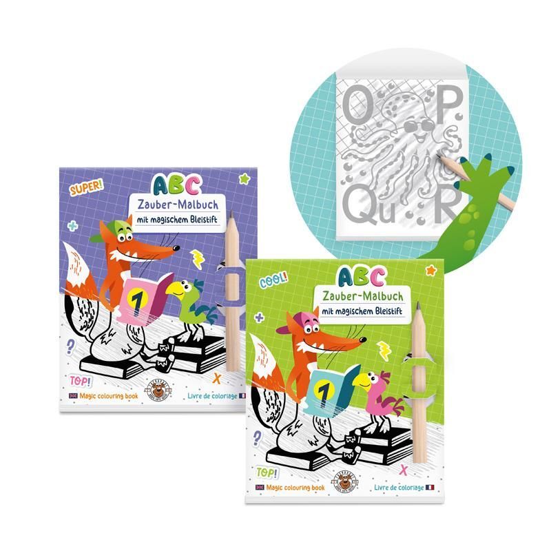 965882_b ABC-5 Zauber-Malbuch mit Bleistift – Bild 1