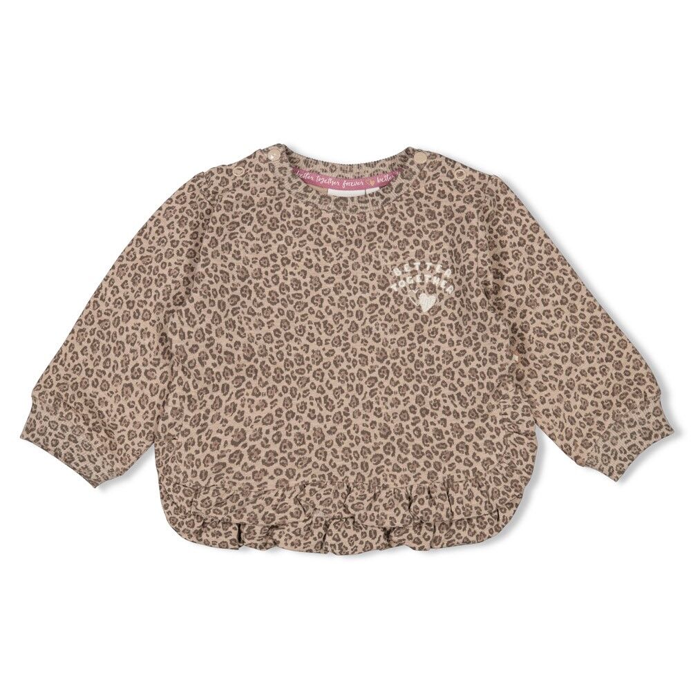 W2527_51602667_730_1 Sweater AOP - Better Together (Taupe Melange) – Bild 1