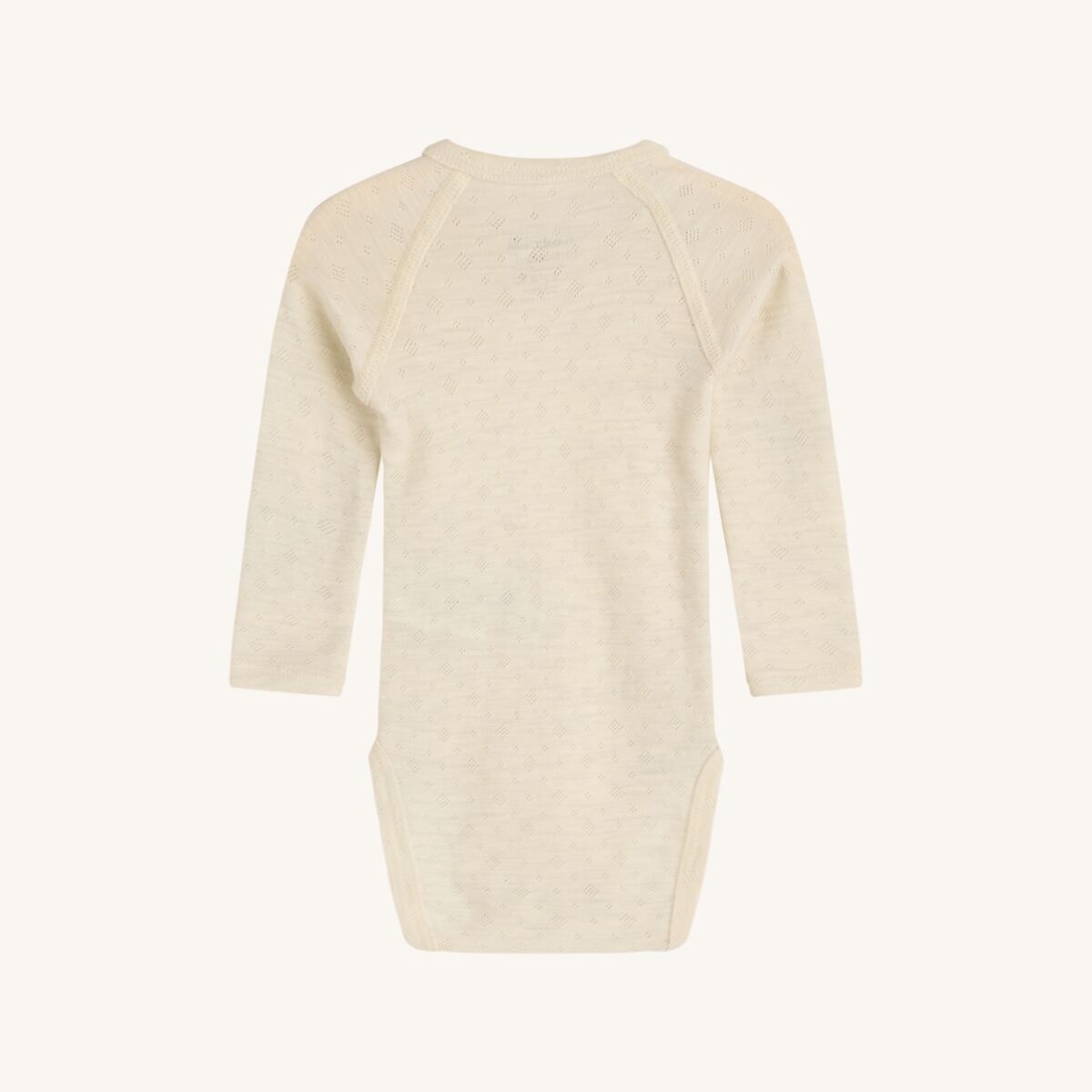 11-00196-37445-3248_2 HCBilli Pointelle Body (Off White Tofu), Wolle / Seide – Bild 1