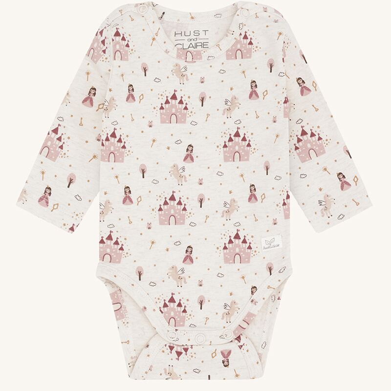 354-00196-34969-3735 HCBebe Fairy tale Longsleeved Body (Adobe Rose) – Bild 1
