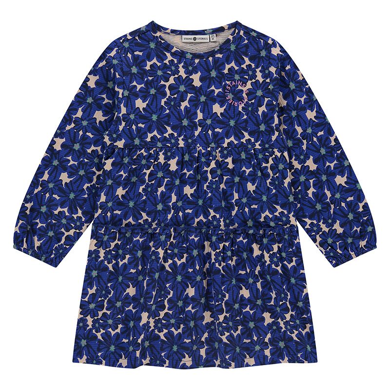 SSA25508772_cobalt_1 Kleid Longsleeve (Cobalt) von Stains and Stories – Bild 1