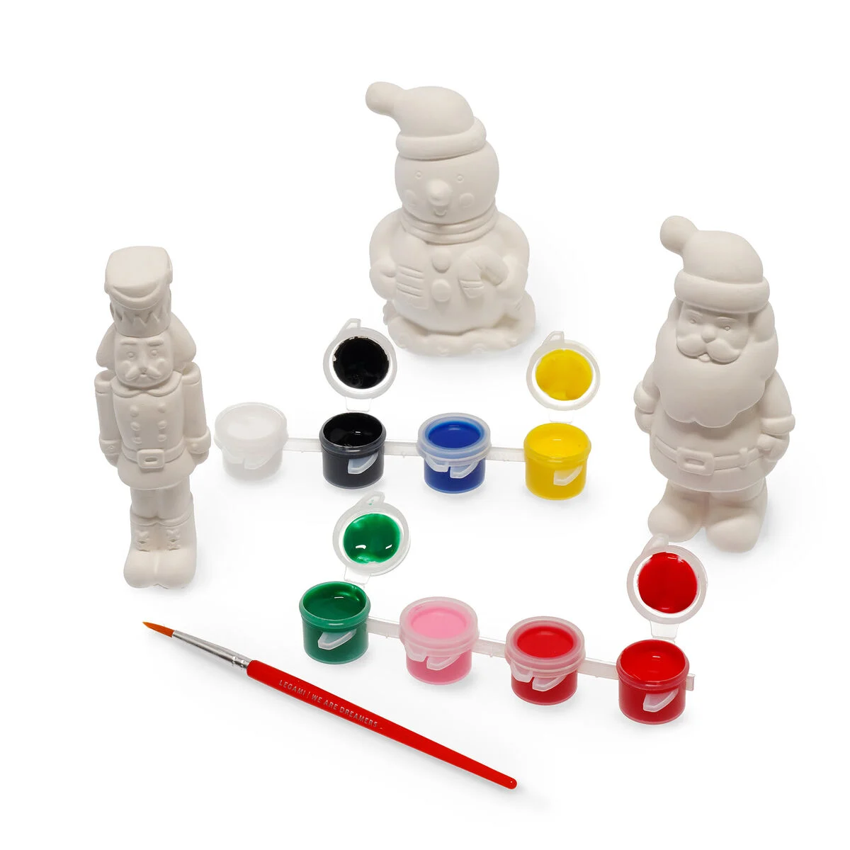 Weihnachtsfiguren Bastel-Set "Paint Your Christmas" – Bild 1