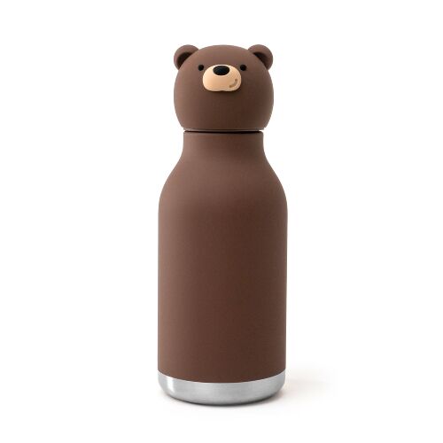 SBV44 Brown Bear Braunbär Bestie Wasserflasche SBV44 – Bild 1