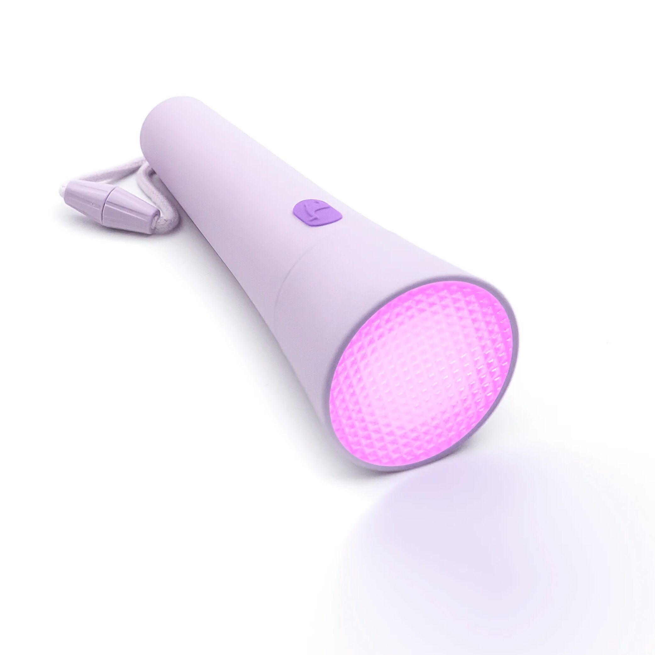 lampe_flash_light_rainbow22 Dimmbare Farbwechsel Taschenlampe (lila) – Bild 1