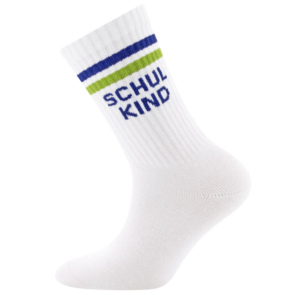 Tennissocken Schulkind (surf blue) – Bild 1