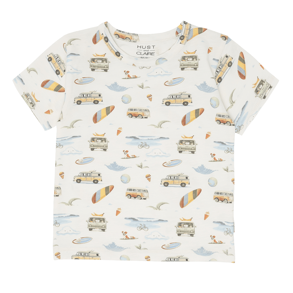361-44472-3270 HCAugust Excursion T-Shirt Basic (Ivory) – Bild 1