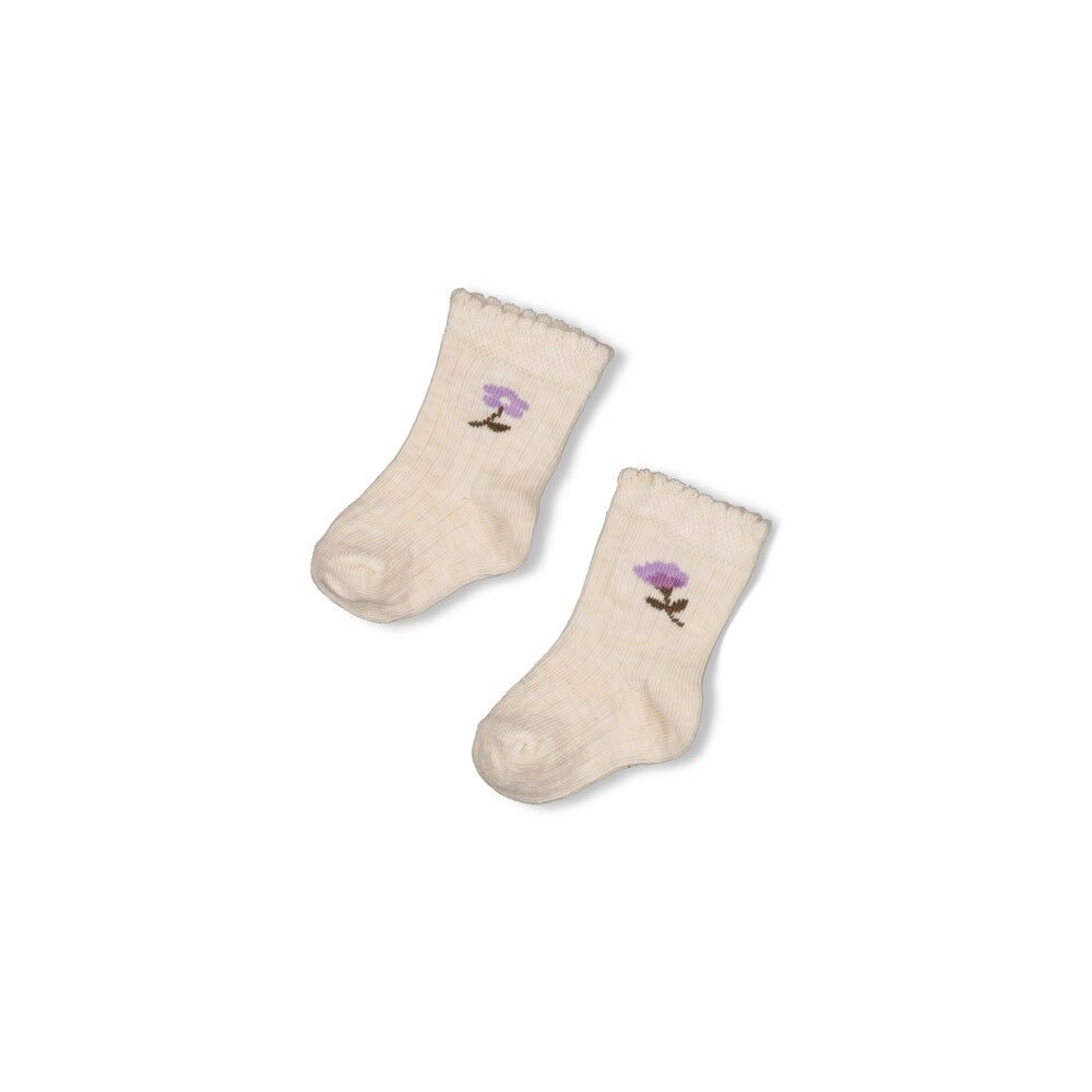 S2619_50400360_610_1 Socken Flower Ranch von feetje (Natur Melange) – Bild 1